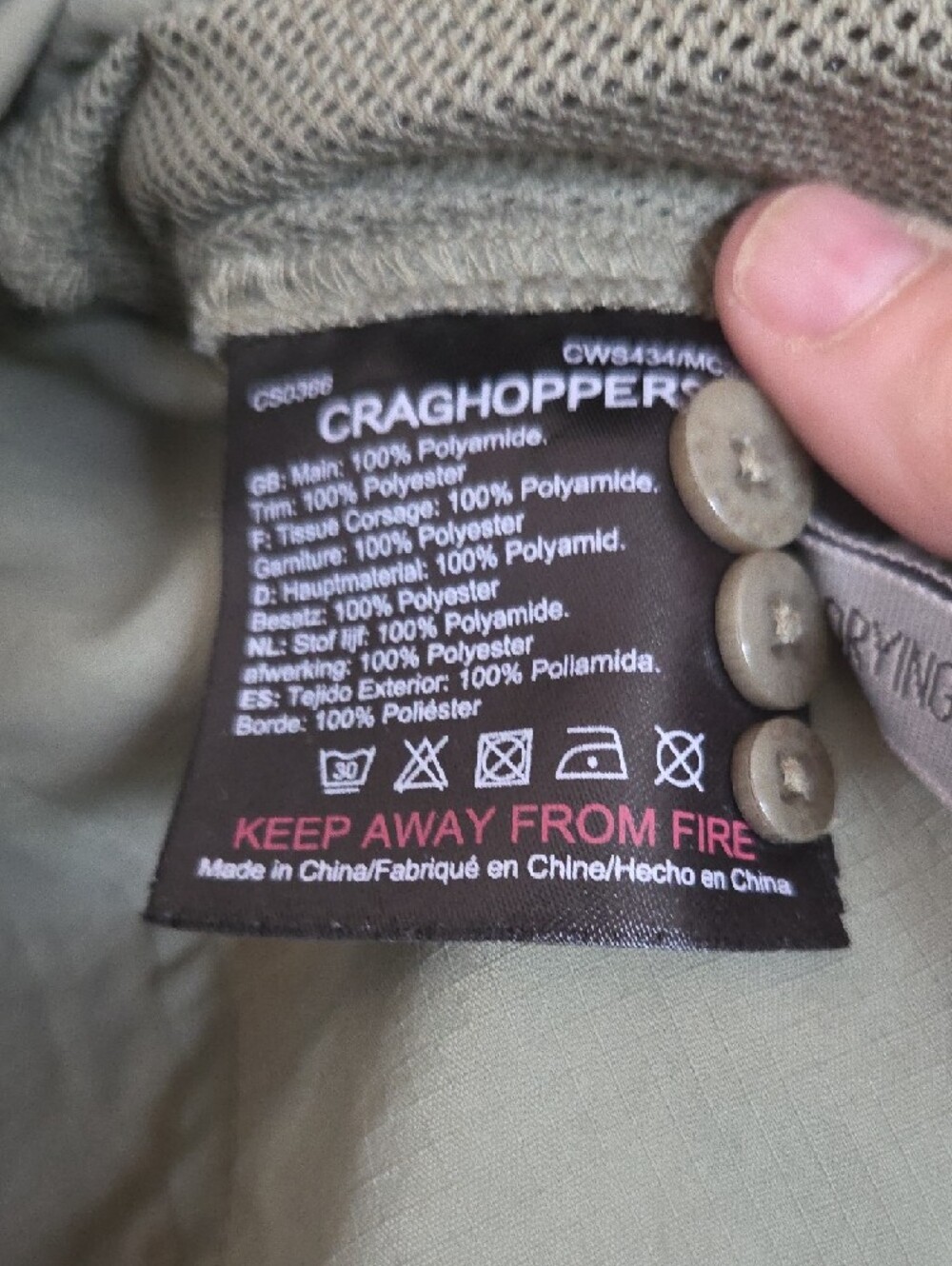 Craghoppers Olive Green Long-Sleeve Utility Shirt - Picture 3 of 7